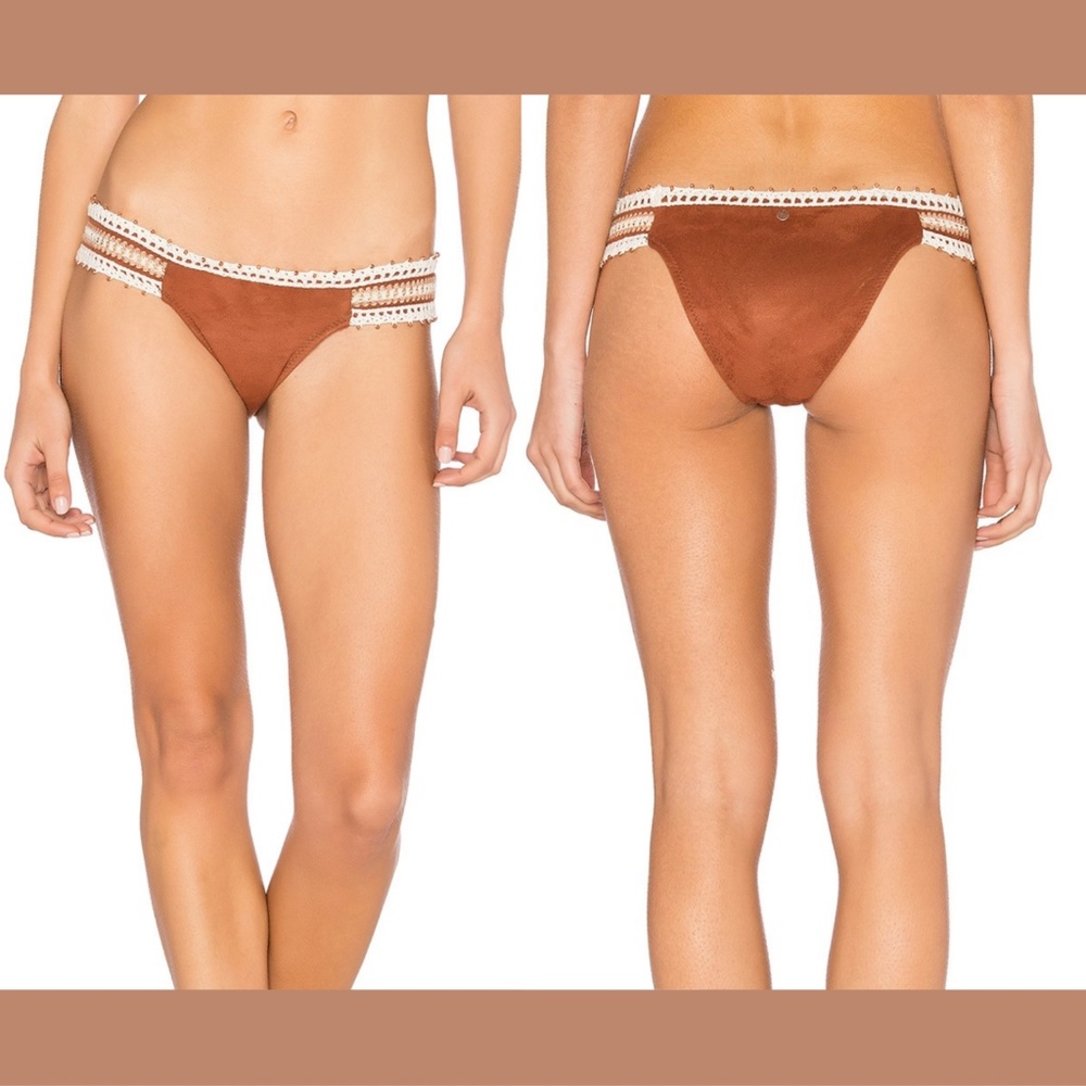 NEW Ale Alessandra Ever Suede Brazilian Bottom MED